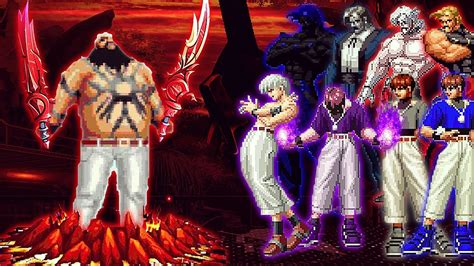 KOF Mugen Orochi Chang LV 2 Vs Orochi Chris Bosses Rugal 1 Vs 8