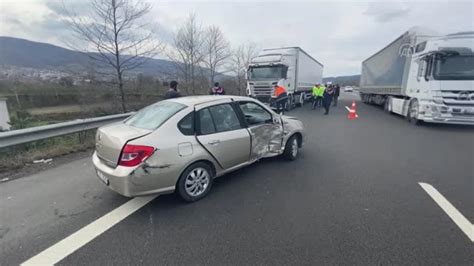 Son Dakika Anadolu Otoyolu Nda Kaza Yapan Otomobildeki Anne K Z