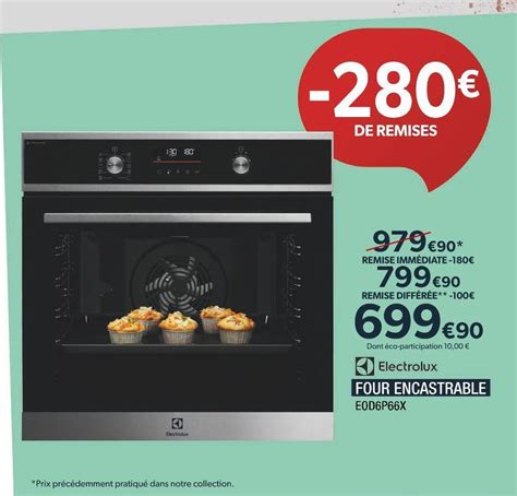 Promo Electrolux Four Encastrable Chez Proxi Confort