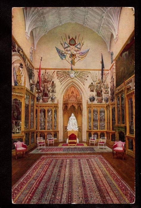 Tuck Grand Vestibule Windsor Castle Royalty Uk Postcard Ebay