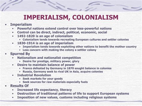 Colonialism Vs Imperialism Venn Diagram Colonialism Vs Imper