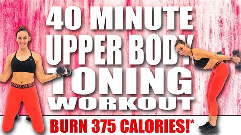 Minute Upper Body Toning Workout Burn Calories With