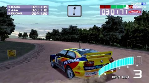 PS1 Colin McRae Rally 2 Gameplay With EPSXe Full HD 1080p YouTube