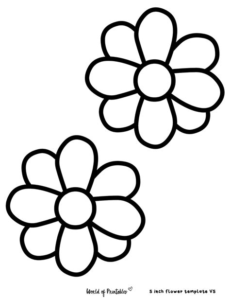 60 Best Free Flower Templates World Of Printables