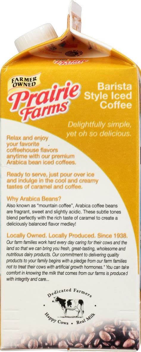 Prairie Farms Barista Style Caramel Iced Coffee 1 2 Gal 1 2 Gal Shipt