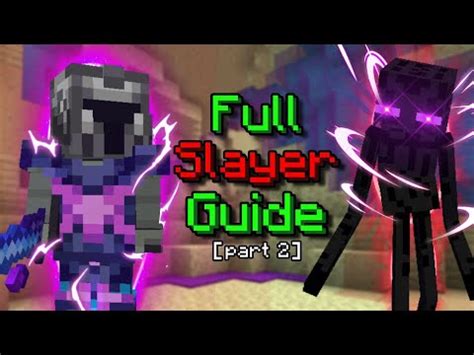 Full Enderman Slayer Guide Slayer Guide Part Hypixel Skyblock