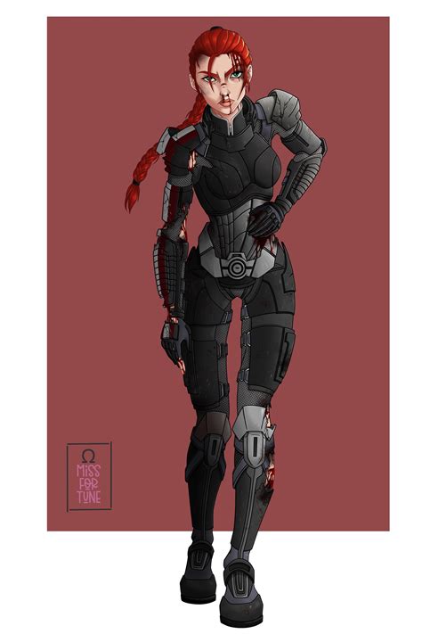 Artstation Commander Shepard Me3 Fan Art