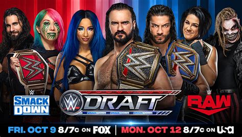 Updated Raw Smackdown Rosters Following WWE Draft 411MANIA