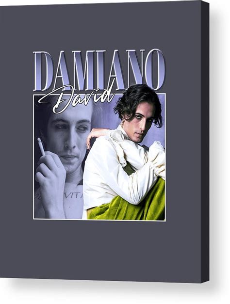 Damiano David Maneskin Mneskin Eurovision 2021 E Acrylic Print by ...