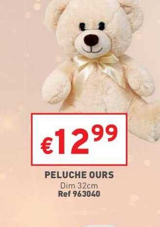 Promo Peluche Ours Chez Trafic ICatalogue Fr