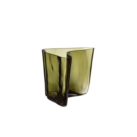 Alvar Aalto Collection Vase X Mm Moss Green Iittala By Alvar