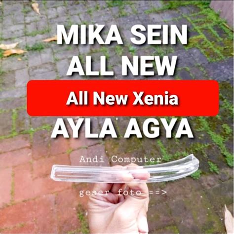 Jual Mika Kaca Lampu Sein Sen Cover Spion All New Xenia Ayla 1pcs