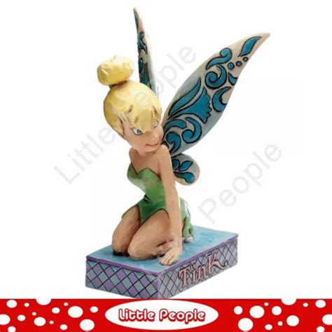 Jim Shore Pixie Pose Tinker Bell Figurine Disney Traditions Retired 43 76 Picclick Ca