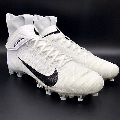 Nike Alpha Menace Elite Flyknit Football Cleats Ao White Men