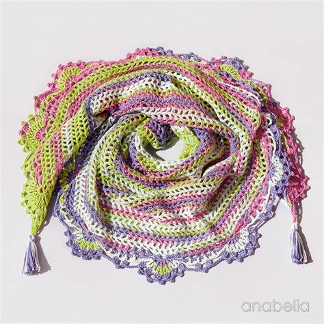 Anabelia Craft Design Light Summer Shawl Crochet Pattern