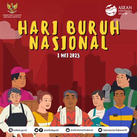 Sekretariat Kabinet Republik Indonesia Hari Buruh Nasional