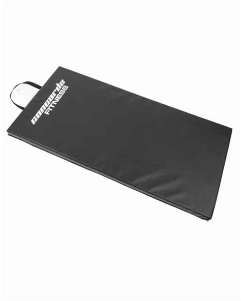 Concorde Black Vinyl Exercise Mat 4′ X 2′ X 1 5″ Tower Fitness