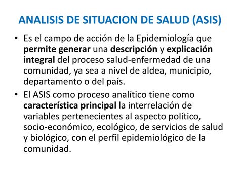 Ppt Analisis De Situacion De Salud Asis Powerpoint Presentation