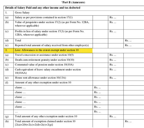 Computation Of Income Tax On Salary Format Tax Walls