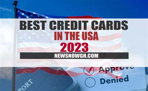 BEST CREDIT CARDS IN THE USA 2023