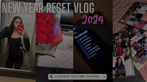 NEW YEAR RESET VLOG Hair Journaling Vision Boards More YouTube