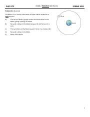 Phys S Exam Practice Pdf Phys Exam Practice Points