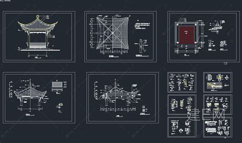 中式景亭施工图cad施工图施工图下载施工图中式景亭施工图cad施工图下载施工图中式景亭施工图cad施工图免费下载建e室内设计网