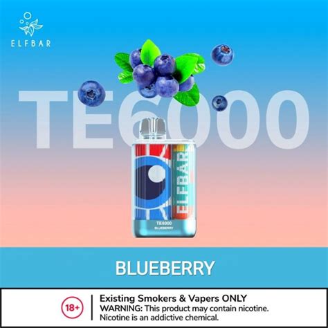 ELFBAR TE6000 PUFFS BEST DISPOSABLE VAPE IN UAE