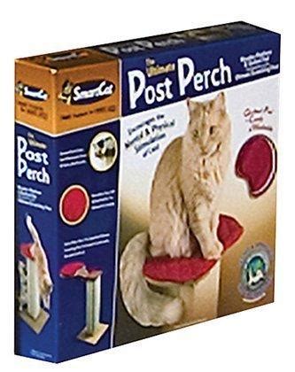 Smartcat Perch For The Ultimate Scratching Post Color Red