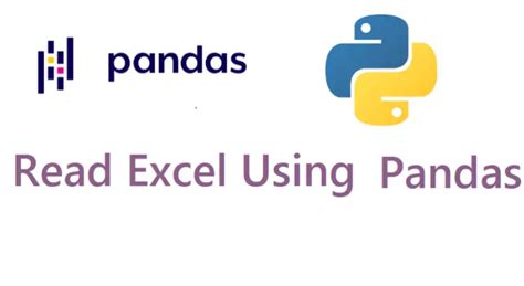 Reading Excel Using Python Pandas