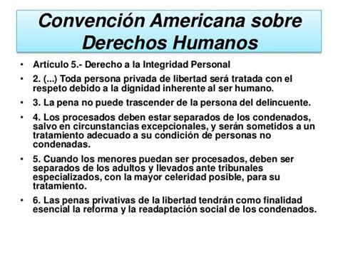 Derechos Humanos De Los Privados De Libertad