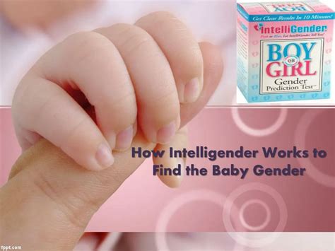 PPT How Intelligender Works To Find The Baby Gender PowerPoint