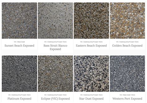 Exposed Aggregate Concrete Colours - JAK Concrete & Excavation