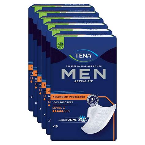 TENA MEN ACTIVE FIT Level 3 Einlagen Bei Inkontinenz 6X16 St Online