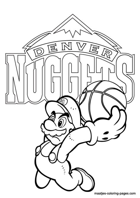 Denver Broncos Mascot Page Coloring Pages