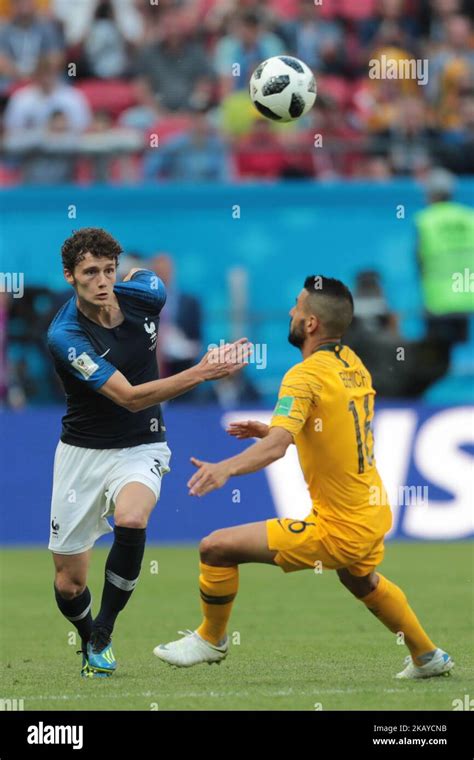 Defender Benjamin Pavard Of France National Team And Defender Aziz