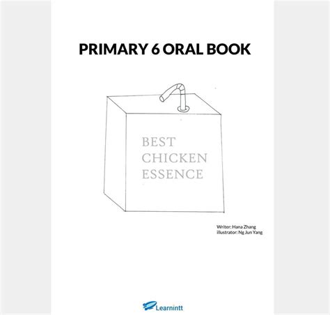 Primary 6 English Oral Booklet By Hana Zhang 2016