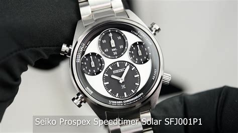 Seiko Prospex Speedtimer Solar SFJ001P1 YouTube