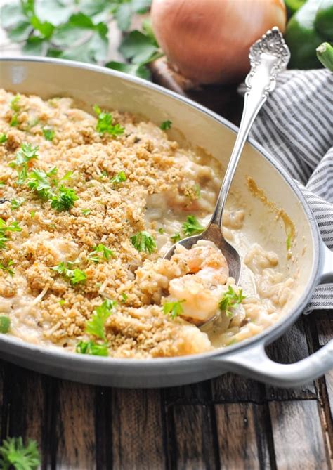 Dump And Bake Shrimp And Rice Casserole The Seasoned Mom