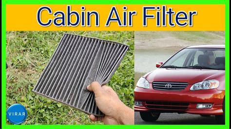 How To Replace Cabin Air Filter Toyota Corolla Youtube