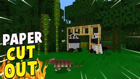 Paper Cut Out Texture Pack Minecraft Pe Bedrock Texture Packs