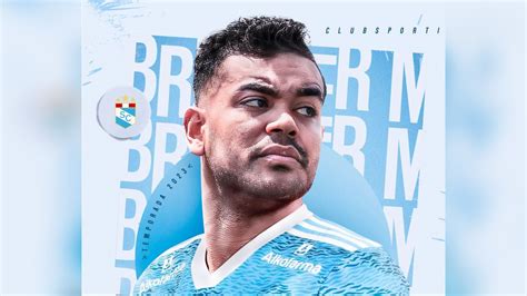 Sporting Cristal Brenner Marlos Es El Nuedo Delantero Para La