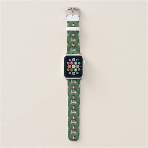 Frida Kahlo Mi Mexico Lindo Pattern Apple Watch Band Zazzle