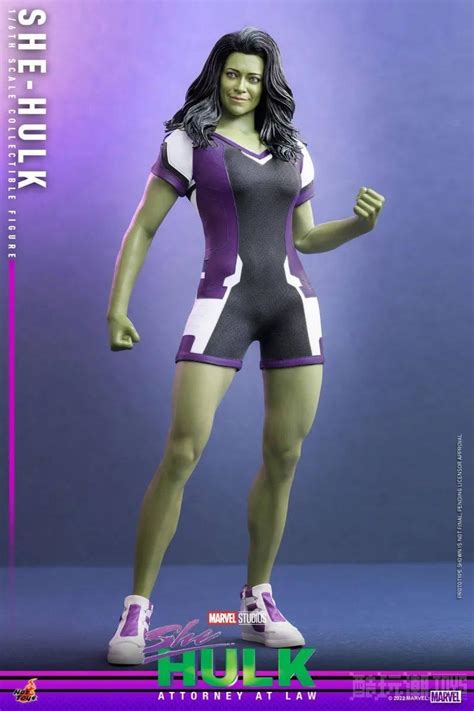 Hot Toys律师女浩克女浩克She Hulk1 6 比例收藏级人偶 酷玩潮CHAO