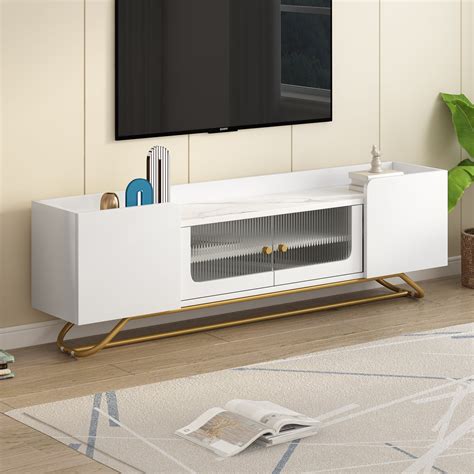 Juiluna Tv Stand For Tvs Up To Entertainment Center Media Console