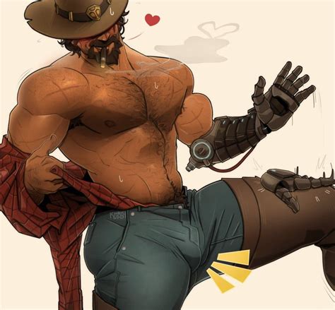 Overwatch Porn Cowboy Hat Armpit Hair Overwatch Eard Hairy Chest