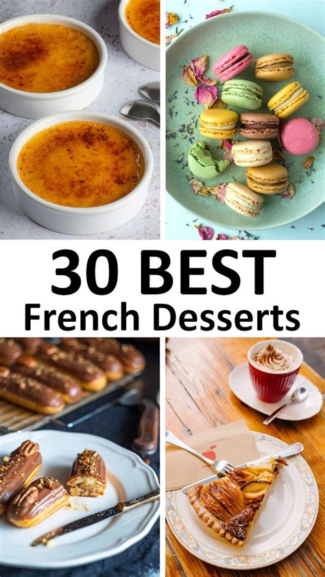 The 30 BEST French Desserts | French desserts, French dessert recipes ...