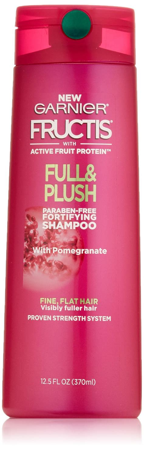 Garnier Fructis Full And Plush Volumizing Shampoo For Oily Flat Fine