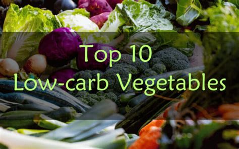 Top 10 Low Carb Vegetables Chart List Cookingeggs