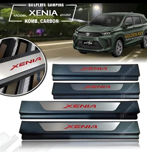 Sill Plate Samping All New Avanza Xenia Veloz 2022 Carbon Lazada